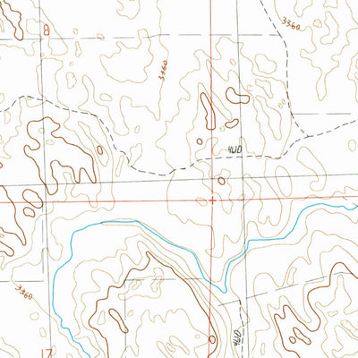 United States Geological Survey Trumbull Lake, NE-SD (1990, 24000-Scale) digital map