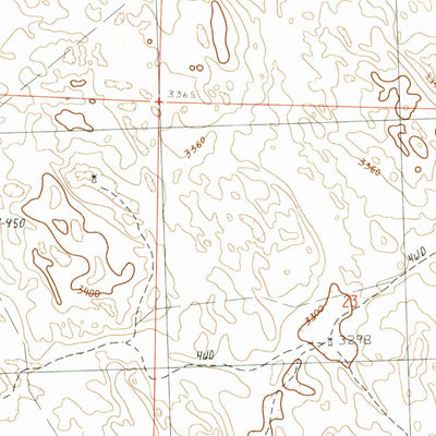 United States Geological Survey Trumbull Lake, NE-SD (1990, 24000-Scale) digital map
