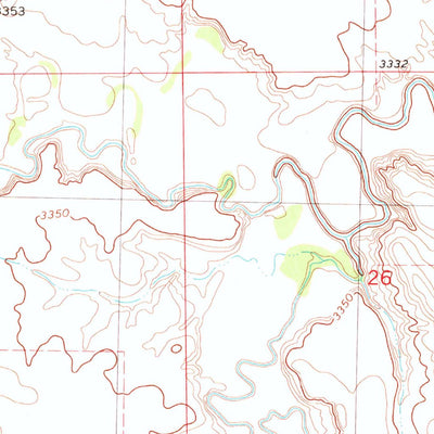 United States Geological Survey Trunk Butte, NE (1980, 24000-Scale) digital map