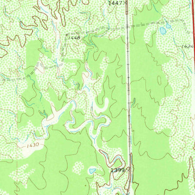 United States Geological Survey Truscott South, TX (1966, 24000-Scale) digital map