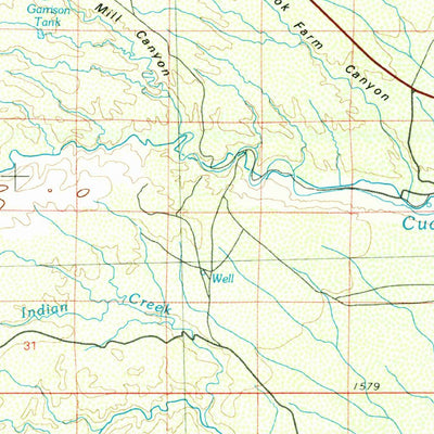 United States Geological Survey Truth Or Consequences, NM (1979, 100000-Scale) digital map
