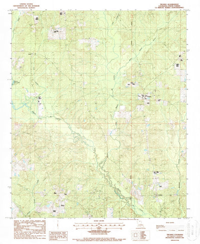 United States Geological Survey Truxno, LA (1988, 24000-Scale) digital map