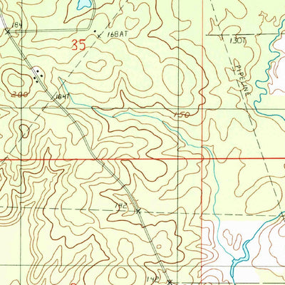 United States Geological Survey Truxno, LA (1988, 24000-Scale) digital map