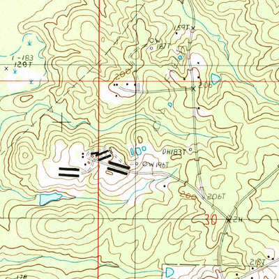 United States Geological Survey Truxno, LA (1988, 24000-Scale) digital map