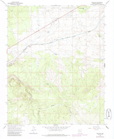 United States Geological Survey Truxton, AZ (1968, 24000-Scale) digital map
