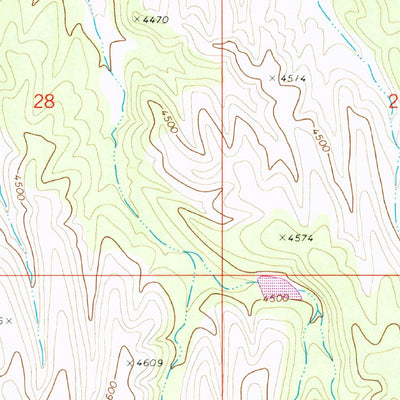 United States Geological Survey Truxton, AZ (1968, 24000-Scale) digital map
