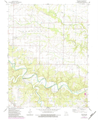 United States Geological Survey Truxton, MO (1975, 24000-Scale) digital map