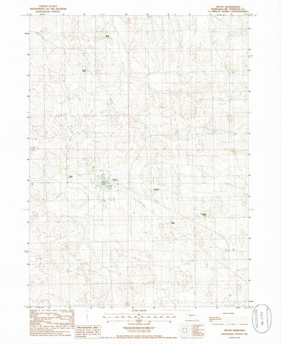 United States Geological Survey Tryon, NE (1985, 24000-Scale) digital map