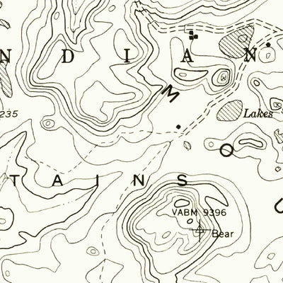 United States Geological Survey Tsaile Butte, AZ-NM (1955, 24000-Scale) digital map