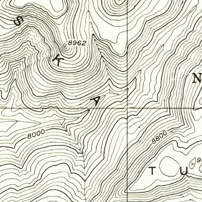 United States Geological Survey Tsaile Butte, AZ-NM (1955, 24000-Scale) digital map