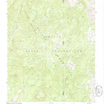 United States Geological Survey Tsaile Butte, AZ-NM (1982, 24000-Scale) digital map