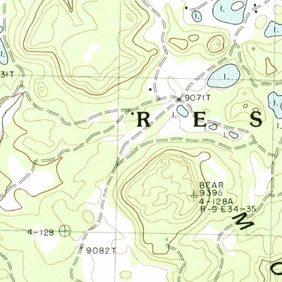United States Geological Survey Tsaile Butte, AZ-NM (1982, 24000-Scale) digital map