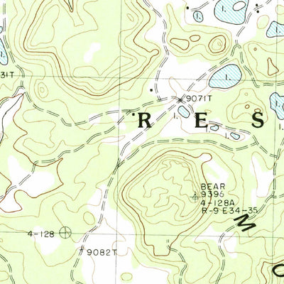 United States Geological Survey Tsaile Butte, AZ-NM (1982, 24000-Scale) digital map