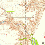 United States Geological Survey Tschetter Colony, SD (1957, 24000-Scale) digital map