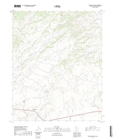 United States Geological Survey Tse Bonita School, NM (2023, 24000-Scale) digital map