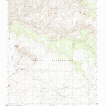 United States Geological Survey Tse Esgizii, AZ (1985, 24000-Scale) digital map