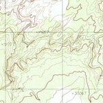 United States Geological Survey Tse Esgizii, AZ (1985, 24000-Scale) digital map