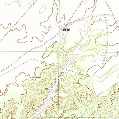 United States Geological Survey Tsin Naan Tee, AZ (1990, 24000-Scale) digital map
