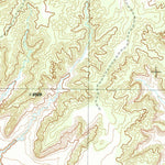 United States Geological Survey Tsin Naan Tee, AZ (1990, 24000-Scale) digital map
