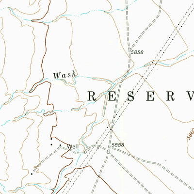 United States Geological Survey Tsin-Nas-Kid, NM (1966, 24000-Scale) digital map
