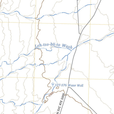 United States Geological Survey Tsin-nas-kid, NM (2023, 24000-Scale) digital map
