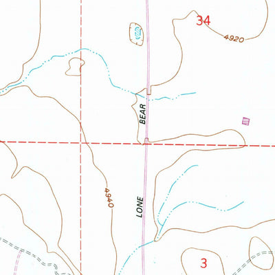 United States Geological Survey Ttt Ranch, WY (1961, 24000-Scale) digital map