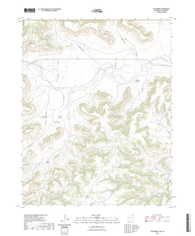 United States Geological Survey Tub Spring, NM (2023, 24000-Scale) digital map