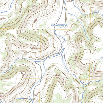 United States Geological Survey Tub Spring, NM (2023, 24000-Scale) digital map