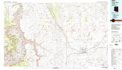 United States Geological Survey Tuba City, AZ (1983, 100000-Scale) digital map