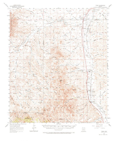 United States Geological Survey Tubac, AZ (1957, 62500-Scale) digital map