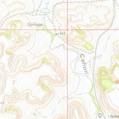 United States Geological Survey Tubs Springs, CO (1979, 24000-Scale) digital map