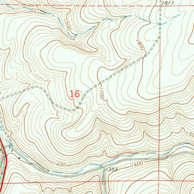 United States Geological Survey Tucannon, WA (1967, 24000-Scale) digital map
