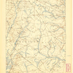 United States Geological Survey Tuckahoe, NJ (1893, 62500-Scale) digital map