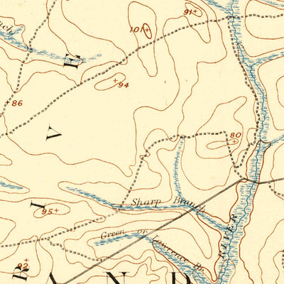 United States Geological Survey Tuckahoe, NJ (1893, 62500-Scale) digital map