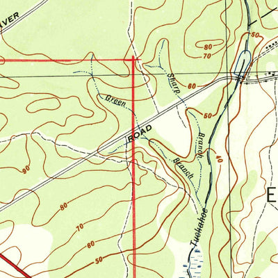 United States Geological Survey Tuckahoe, NJ (1941, 62500-Scale) digital map