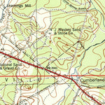 United States Geological Survey Tuckahoe, NJ (1941, 62500-Scale) digital map