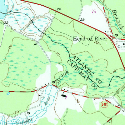 United States Geological Survey Tuckahoe, NJ (1956, 24000-Scale) digital map