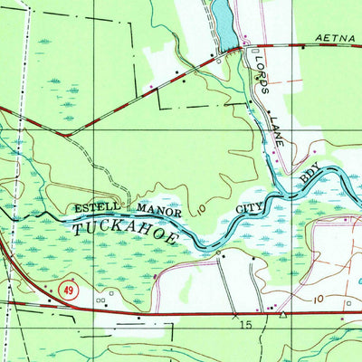 United States Geological Survey Tuckahoe, NJ (1994, 24000-Scale) digital map