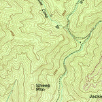 United States Geological Survey Tuckasegee, NC (1946, 24000-Scale) digital map