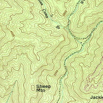 United States Geological Survey Tuckasegee, NC (1946, 24000-Scale) digital map