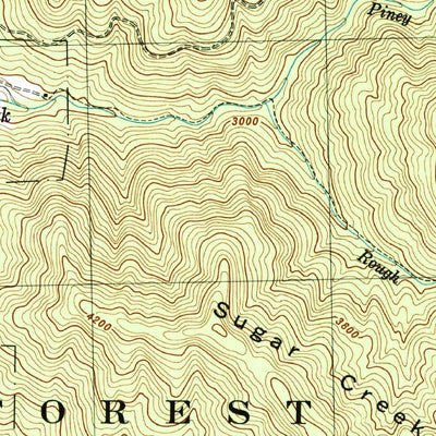 United States Geological Survey Tuckasegee, NC (1997, 24000-Scale) digital map