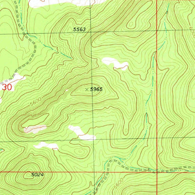 United States Geological Survey Tuckayou Spring, AZ (1980, 24000-Scale) digital map
