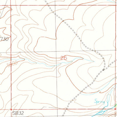 United States Geological Survey Tucker Creek, MT (1989, 24000-Scale) digital map