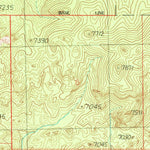 United States Geological Survey Tucker Creek, MT (1989, 24000-Scale) digital map