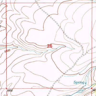 United States Geological Survey Tucker Creek, MT (1996, 24000-Scale) digital map