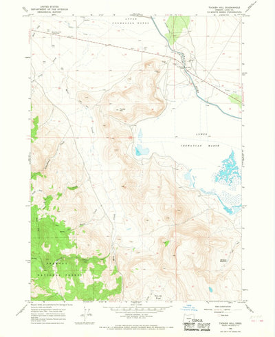 United States Geological Survey Tucker Hill, OR (1966, 24000-Scale) digital map