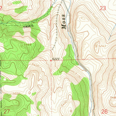 United States Geological Survey Tucker Hill, OR (1966, 24000-Scale) digital map
