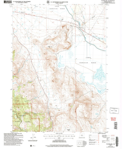 United States Geological Survey Tucker Hill, OR (2004, 24000-Scale) digital map