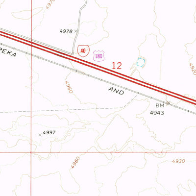 United States Geological Survey Tucker Mesa, AZ (1968, 24000-Scale) digital map