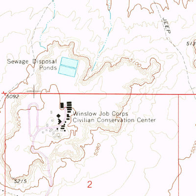 United States Geological Survey Tucker Mesa, AZ (1968, 24000-Scale) digital map